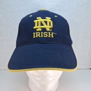 Notre Dame Hat Vintage Adjustable Blue SPL28 Official University Gear